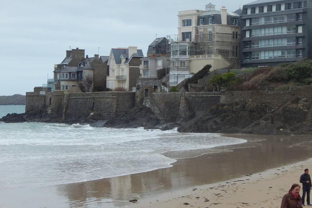Saint Malo Bel Appartement Neuf Pres Gare Plage Sillon Intramuros Parking Prive Exterior foto